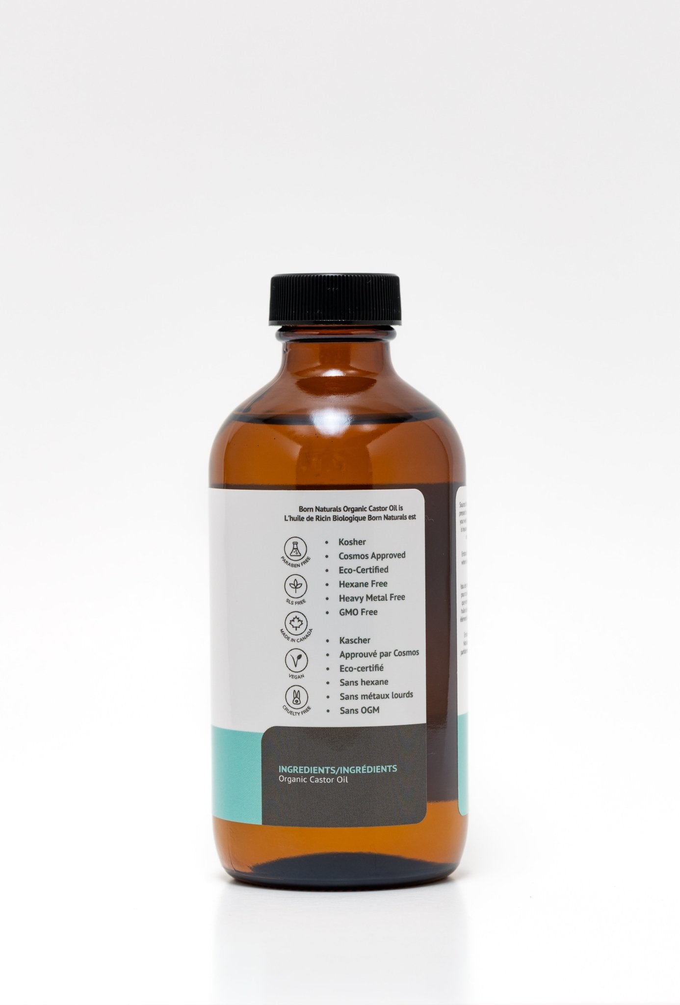 Organic Hexane-Free Expeller Pressed Castor Oil
