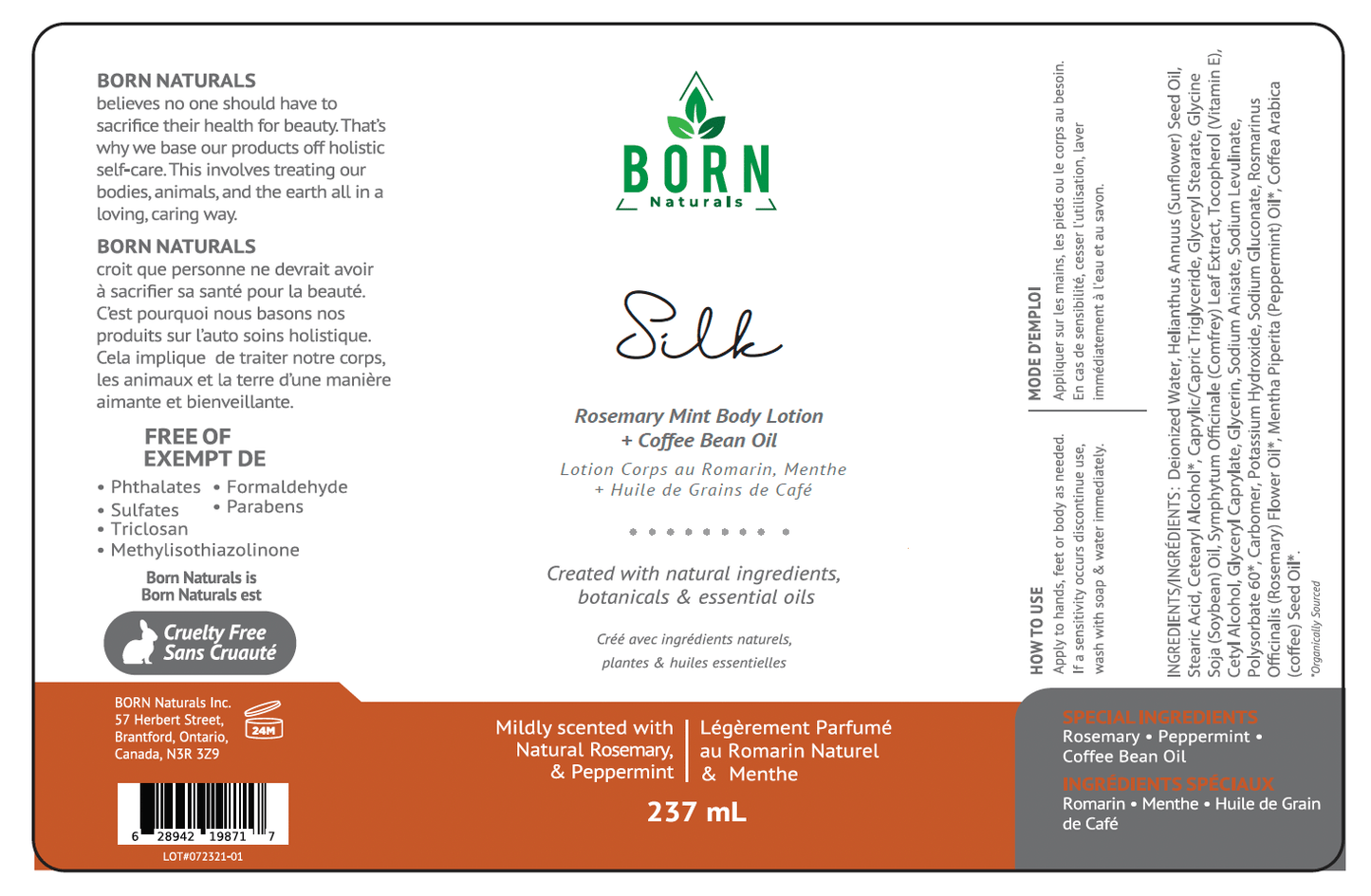 SILK – Botanical Body Hydrator Lotion