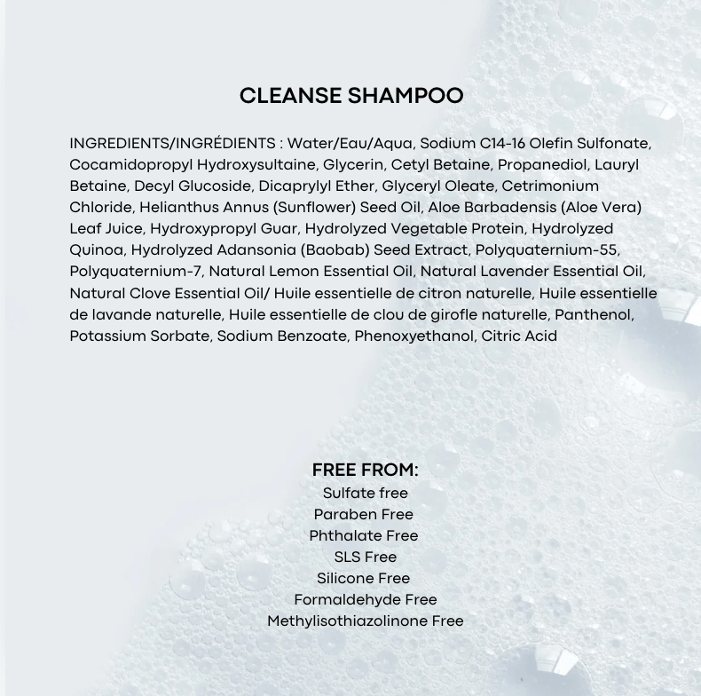 CLEANSE – Scalp Detox Shampoo for Stronger, Shinier Hair