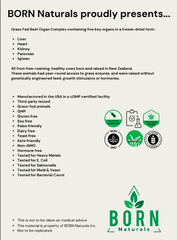 FREE PDF DOWNLOAD - Grass Fed Beef Organ Complex