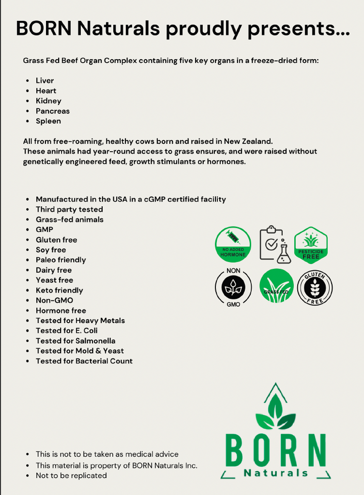 FREE PDF DOWNLOAD - Grass Fed Beef Organ Complex