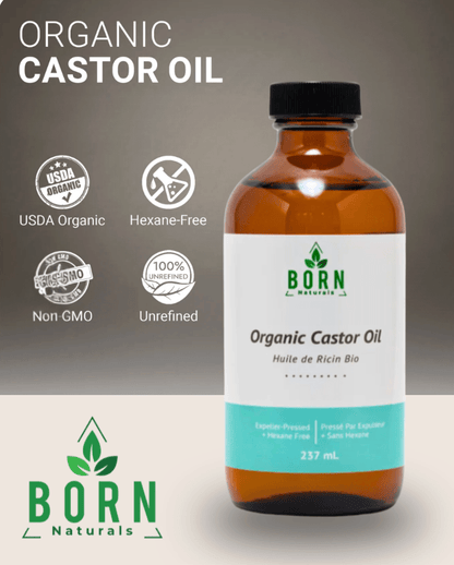 Organic Hexane-Free Expeller Pressed Castor Oil