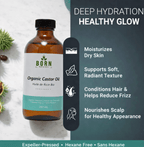 Organic Hexane-Free Expeller Pressed Castor Oil