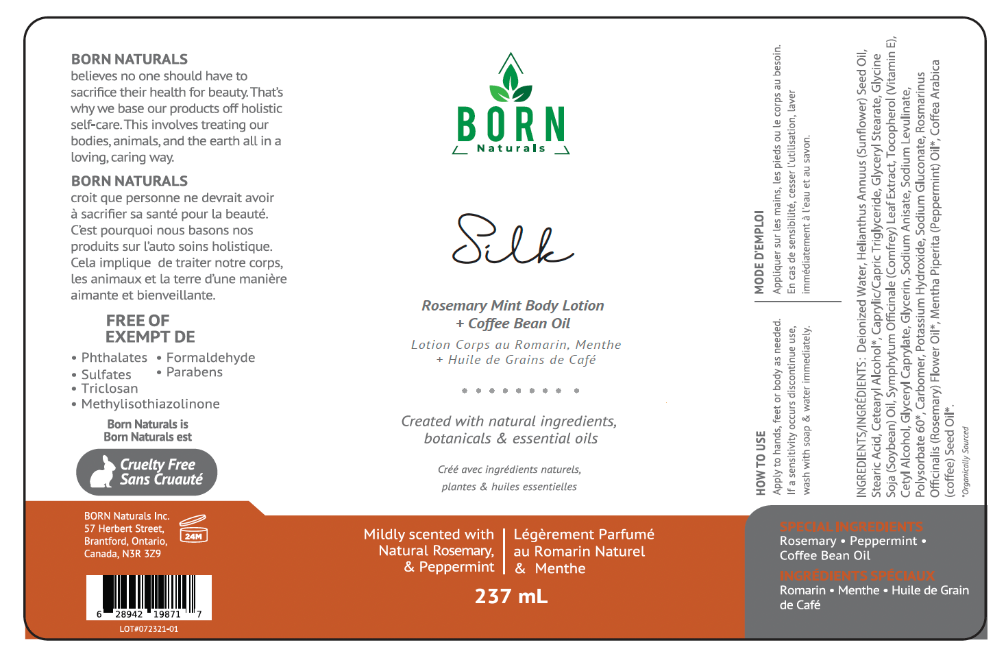 SILK – Botanical Body Hydrator Lotion