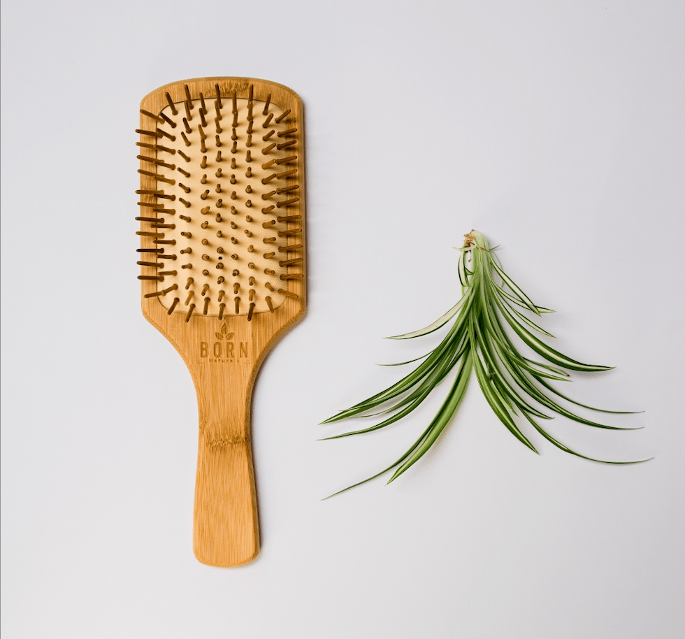 Wooden Paddle Brush